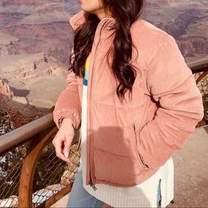 AE Corduroy Puffer Jacket